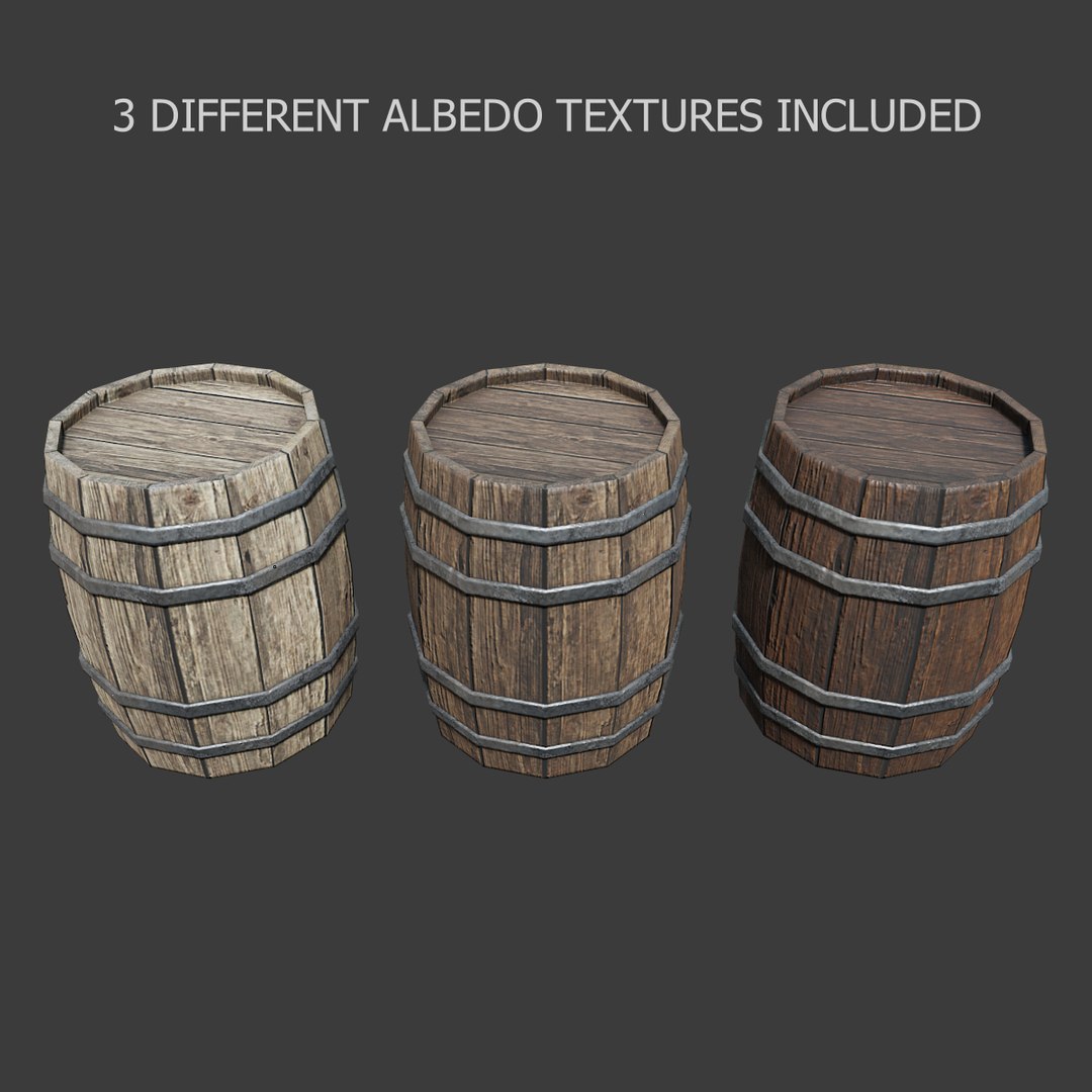 wooden barrel pbr model https://p.turbosquid.com/ts-thumb/30/OVAglE/Oncopxd2/wb_preview2/png/1504430917/1920x1080/fit_q87/85d0dc3c43a9b7db5464208447f7555be39cecb2/wb_preview2.jpg
