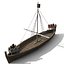 3d medieval ship model