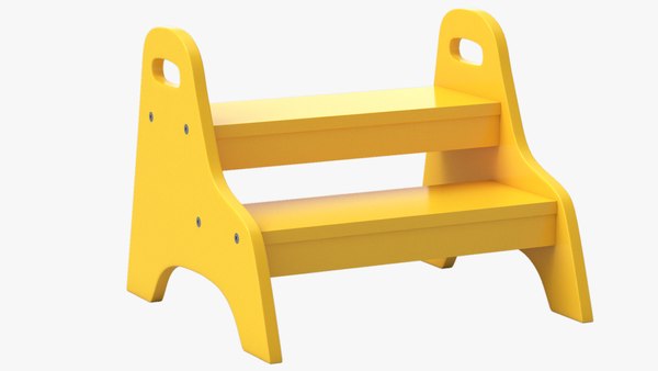 TROGEN Marchepied enfant, jaune, 40x38x33 cm - IKEA