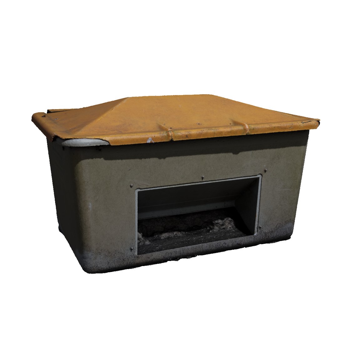 3D Realistic Yellow Winter Grit Bin - 8K Photogrammetry - 4 LODs https://p.turbosquid.com/ts-thumb/30/QcwqBC/0x/12000/png/1773366318/1920x1080/fit_q87/205b28593f51dc20c7b26a898147285047de6b60/12000.jpg