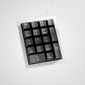 3D Numeric Keypad Numpad
