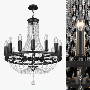 3D chandelier 744148 castello lightstar model