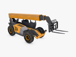 telescopic handler forklift 3D model