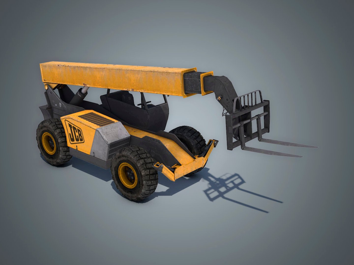 Telescopic Handler Forklift 3D Model - TurboSquid 1432952