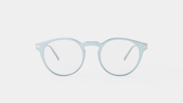 Modo - Lewis Grey Aqua Glasses 3D