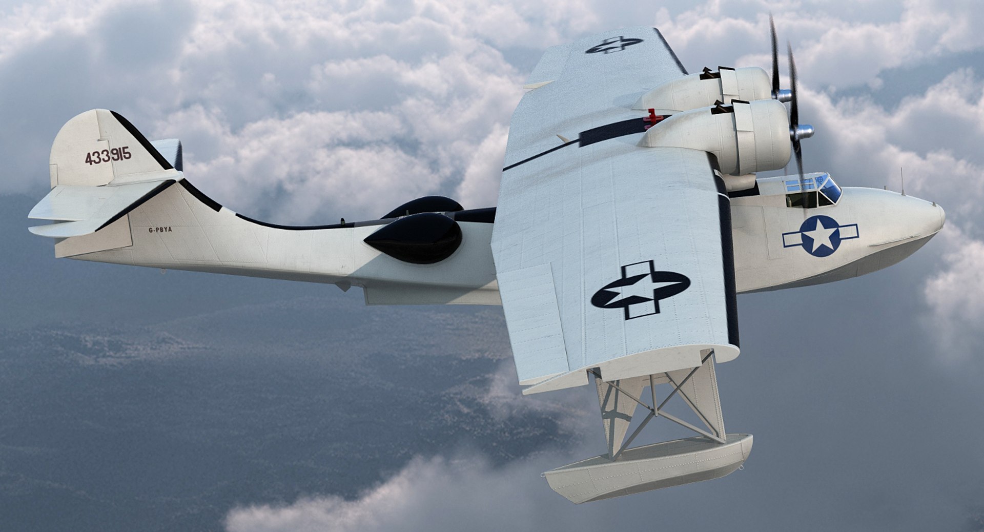 3D Flying Boat Consolidated Pby Model - TurboSquid 1171745