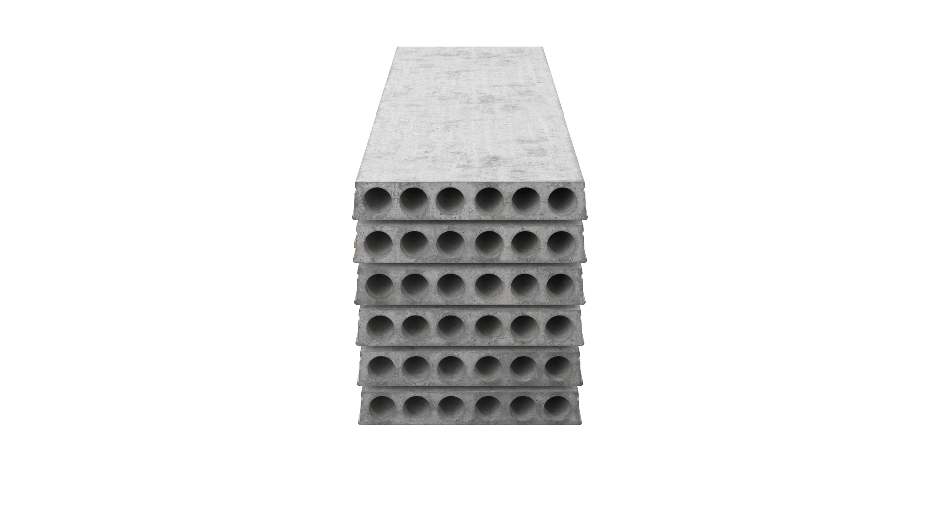 3D Concrete Slab Stack Model TurboSquid 2012974