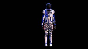 3D Astronaut Spacesuit Holland model