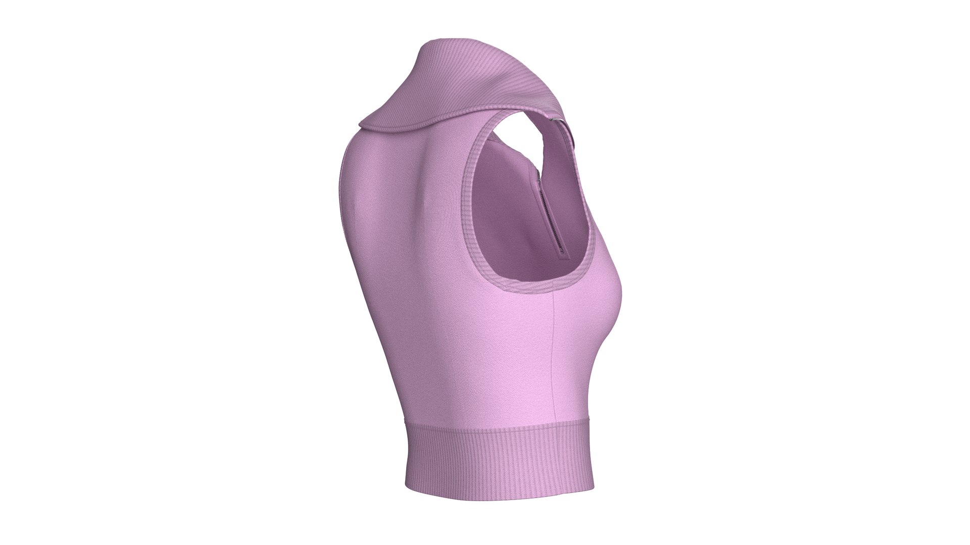 3D Girls Sleeveless Half-Zip Ribbed Collar Crop Top https://p.turbosquid.com/ts-thumb/30/hfAXgr/Al/girlssleevelesshalfzipribbedcollarcroptop_2/png/1789462891/1920x1080/fit_q87/6030a8d9e3a8671669a9ccb9172e8ead460603b5/girlssleevelesshalfzipribbedcollarcroptop_2.jpg