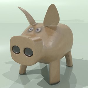 pig 3d model