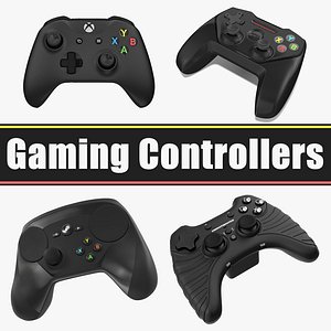 gaming controllers 3D