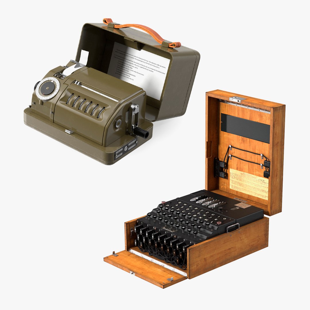 Cipher Machines Collection 3D model preview