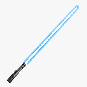 Star Wars Luke Skywalker Lightsaber 3D Model
