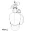 Beer pitcher with faucet