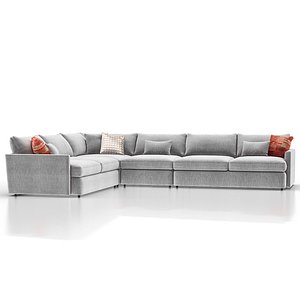 lounge ii petite outdoor 3D model