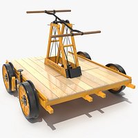 Kalamazoo Railway Handcar Rigged