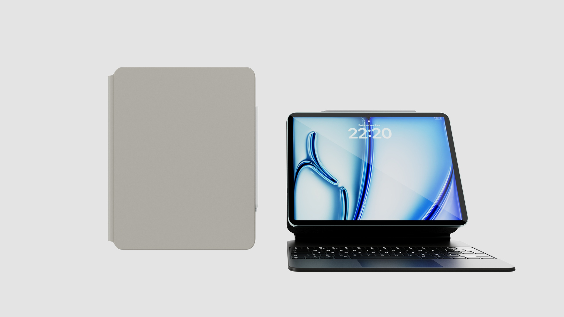 3D iPad Air 13 inch M2 2024 Collection With Magic Keyboard model https://p.turbosquid.com/ts-thumb/30/w1WRkz/AV/ipad13bk/jpg/1718114837/1920x1080/turn_fit_q99/9f14eafba709b2f6ea70aa64b8a772ab5e45a95d/ipad13bk-1.jpg