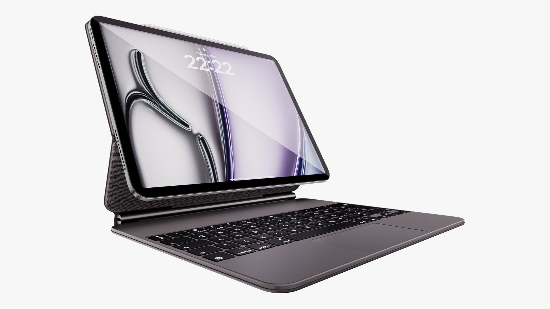 3D iPad Air 13 inch M2 2024 Collection With Magic Keyboard model https://p.turbosquid.com/ts-thumb/30/w1WRkz/PK/ipadair13inchspacegray14/jpg/1718114519/1920x1080/fit_q87/a664d888bf0bc6b0bdc1b2323dfa5aa39640c07c/ipadair13inchspacegray14.jpg