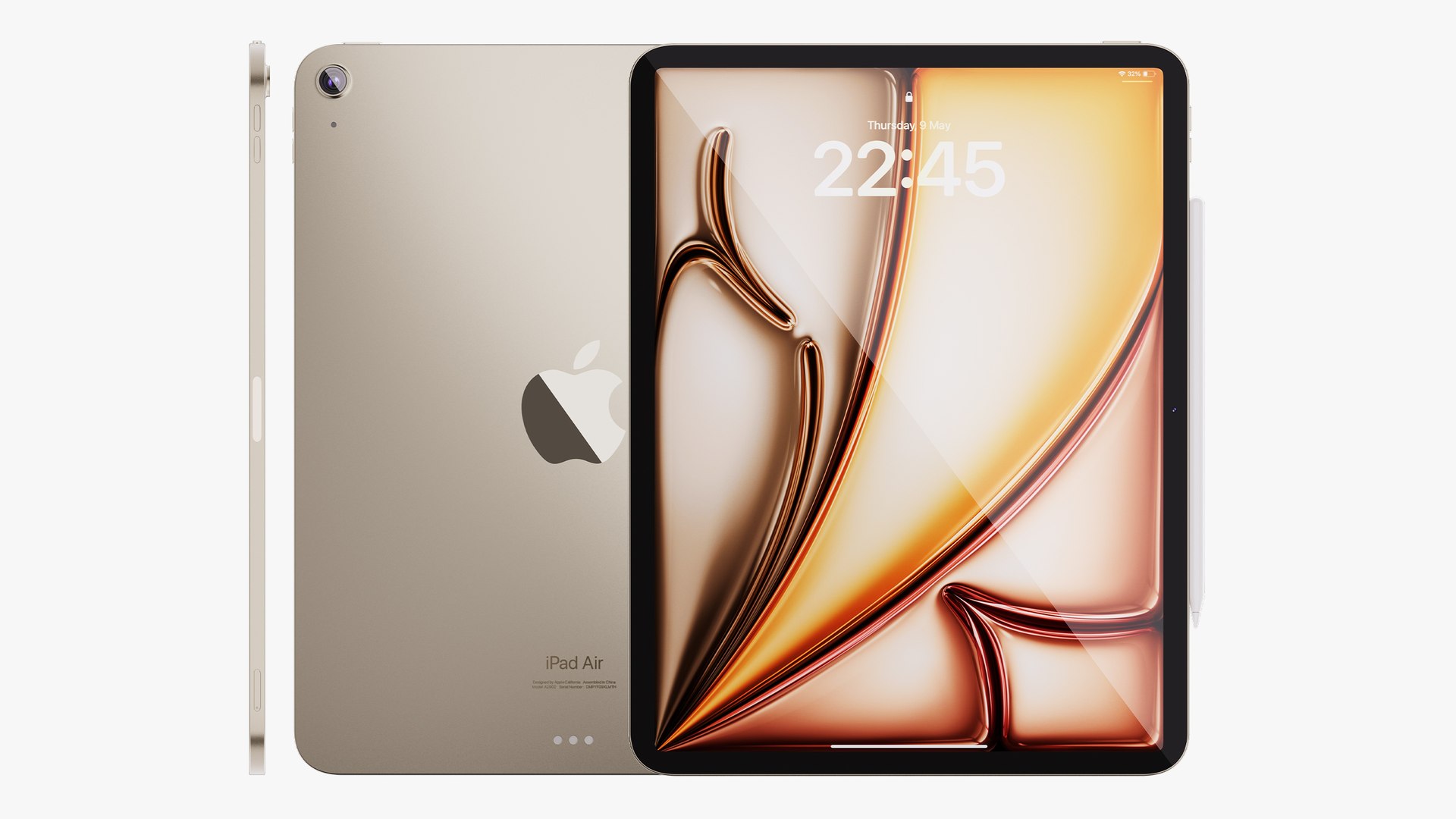 3D iPad Air 13 inch M2 2024 Collection With Magic Keyboard model https://p.turbosquid.com/ts-thumb/30/w1WRkz/TC/ipadair13inchstarlight1/jpg/1718114351/1920x1080/fit_q87/c87403f0d9cad811419c37e601e9d91ed3587c1e/ipadair13inchstarlight1.jpg