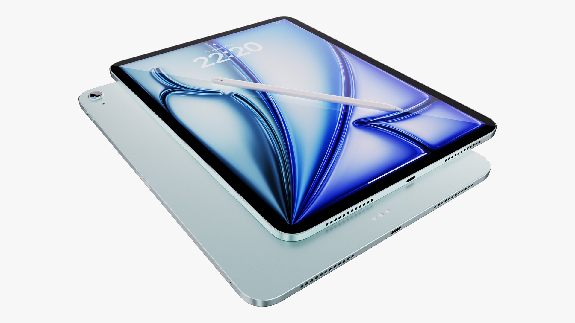 3D iPad Air 13 inch M2 2024 Collection With Magic Keyboard model https://p.turbosquid.com/ts-thumb/30/w1WRkz/YJ/ipadair13inchblue5/jpg/1718114430/1920x1080/fit_q87/2eed952a293646ae3e8dfbf7100bb33825501b33/ipadair13inchblue5.jpg
