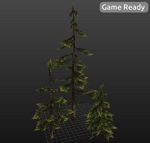 3d trees branches