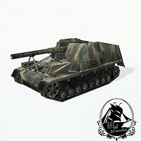 Hummel artillery gun