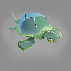 3d model character turtle 2011