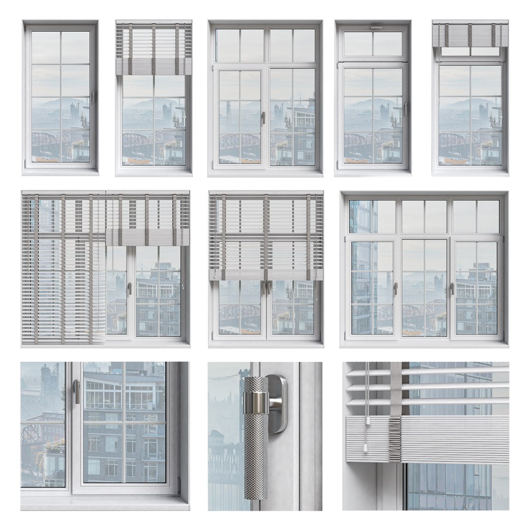 3D Window Collection Part 16 - TurboSquid 2346092