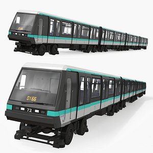 Paris Metro Subway Train MP 05