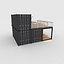 3D model Container Cafe 7