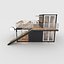 3D model Container Cafe 7