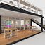 3D model Container Cafe 7