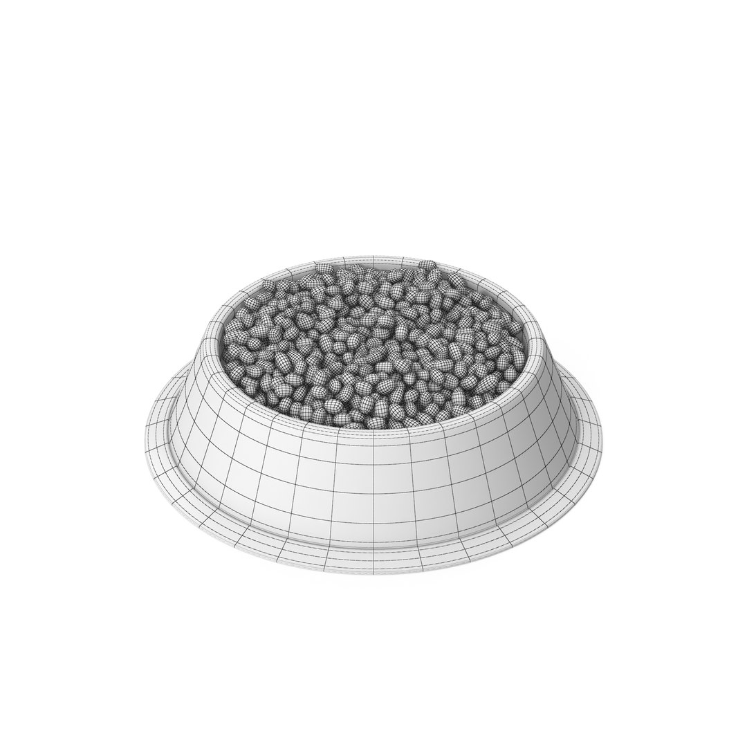 3D Dog Food Bowl TurboSquid 2146426