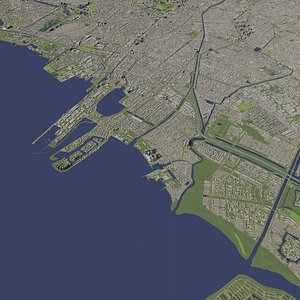 3D Jakarta Indonesia - city and urban model