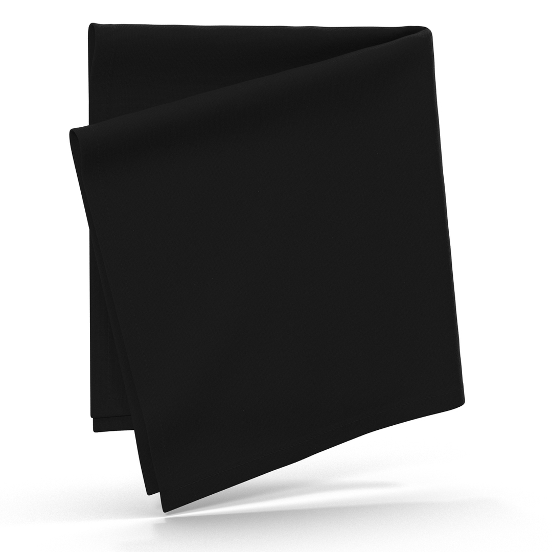 C4d Black Napkin