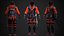 Cyberpunk Azura Robot Character Low Poly