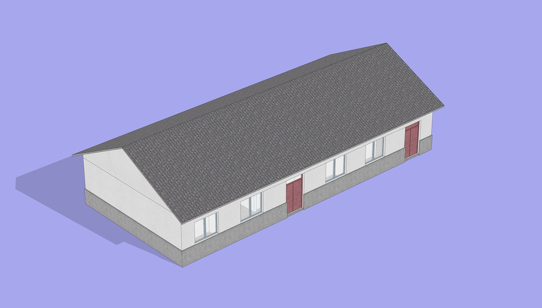 Rural Self-built House 3D Model - TurboSquid 2503291