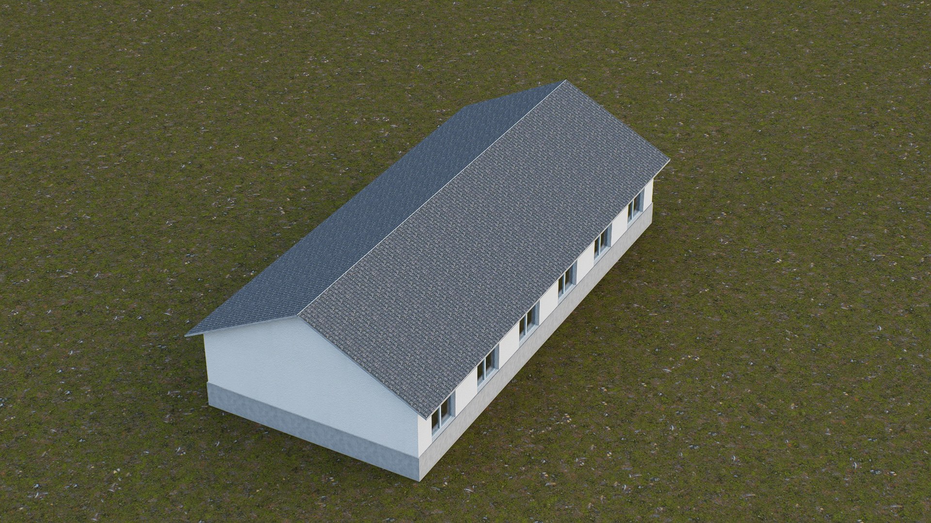 Rural Self-built House 3D Model - TurboSquid 2503291