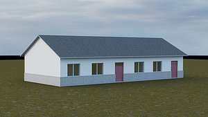 Rural self-built House 3D model