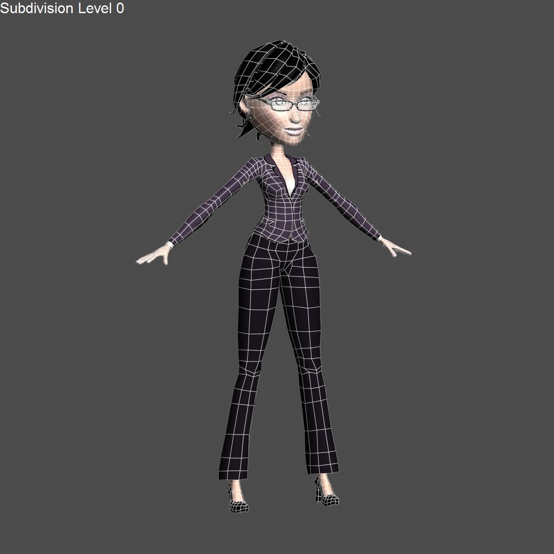 business woman cartoon girl character 3d max https://p.turbosquid.com/ts-thumb/31/NDompu/OUuJcevP/tgrl5_renderwire01/jpg/1377632126/1920x1080/fit_q87/6f68e5a6f354f84e71ad91e1024407ff7d2c6f2a/tgrl5_renderwire01.jpg