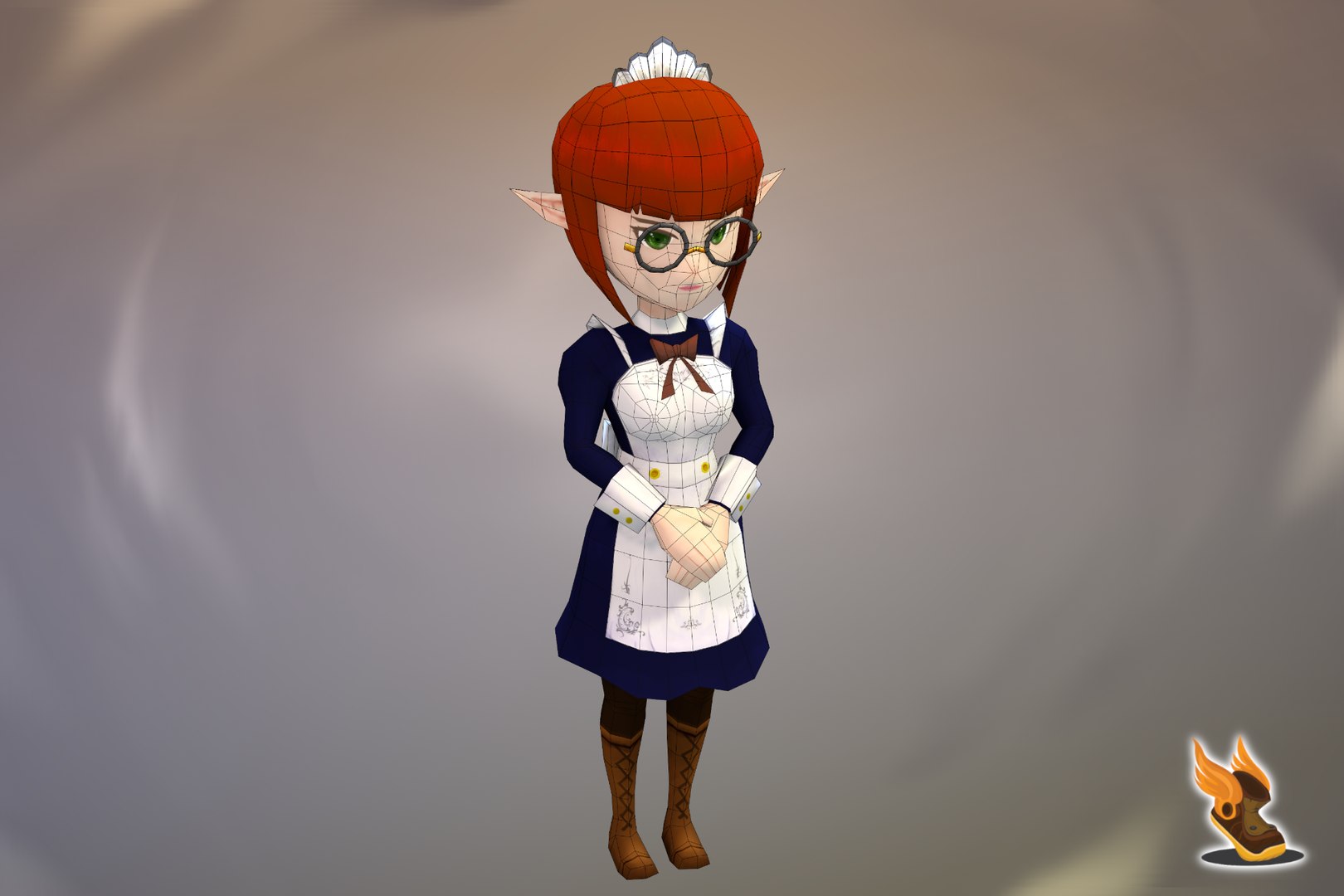 Stylized NPC - Maid 3D model https://p.turbosquid.com/ts-thumb/31/Q2mEYN/EL/image4/png/1689592169/1920x1080/fit_q87/1d3fa089a5a938f02f0f1826c6b2800b8516653a/image4.jpg