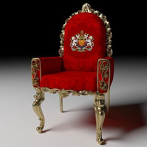 3D king throne 7
