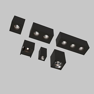 Lightinova Boxx lamp collection 3D model