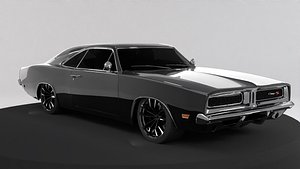 3D Dodge Charger 1969