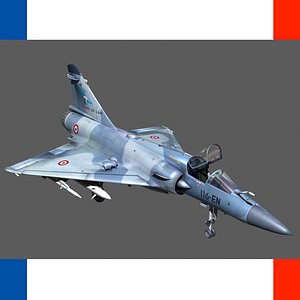 3D model Mirage 2000 France