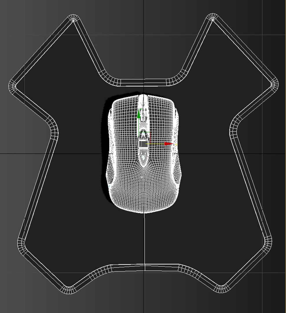 Realistic Bluetooth Gaming Mouse 3d Max