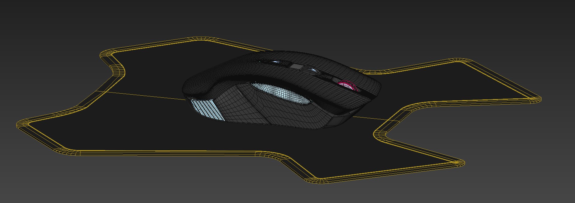 Realistic Bluetooth Gaming Mouse 3d Max