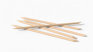 3D model Orange stick for manicure