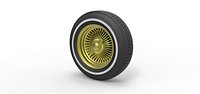 Wire wheel from lowrider Scale 1 to 10