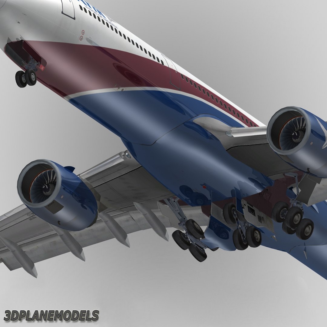 Airbus A340-500 3d Model